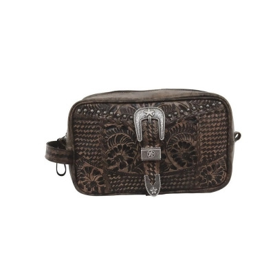 American West Western Toiletry Bag Mens Retro Romance Charcoal 8583264 
