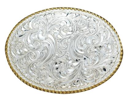 M & F Western Products Crumrine Western Belt Buckle