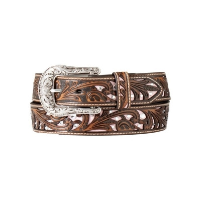 Ariat Western Belt Womens Scrolling Filigree Crystals Brown A1566302 