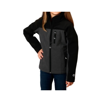 Roper Western Jacket Girls Technical Zip Gray 03-298-0780-0619 GY 
