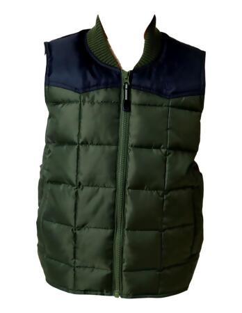 Roper Western Vest Boys Quilted Poly Fill Olive 03-397-0763-0536 GR