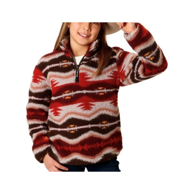 Roper Western Sweatshirt Girls Zip Multi-Color 03-298-0250-6197 MU 