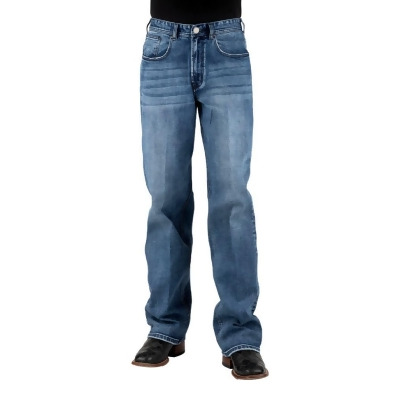 Stetson Western Jeans Mens Stretch Bootcut Blue 11-004-1521-2001 BU 