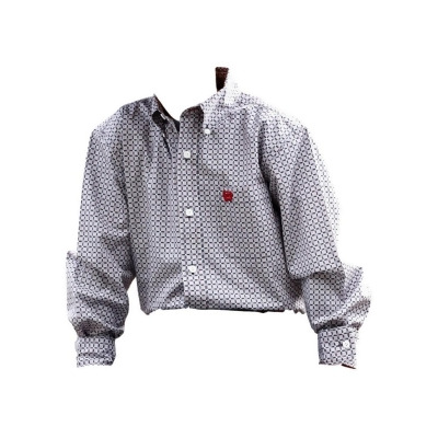Cinch Western Shirt Boys Long Sleeve Match Dad Multi-Color MTW7060323 