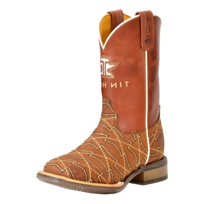 Tin Haul Western Boots Girls Lil' Mesquite Brown 14-119-0077-0903 BR 