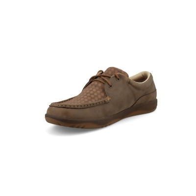 Twisted X Casual Shoes Mens Boat Lace Bomber Light Brown MCP0002 