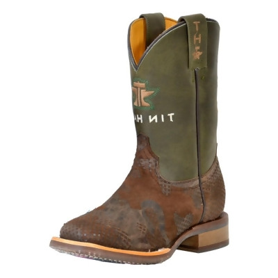 Tin Haul Western Boots Boys Stealth Leather Tan 14-018-0077-0906 TA 