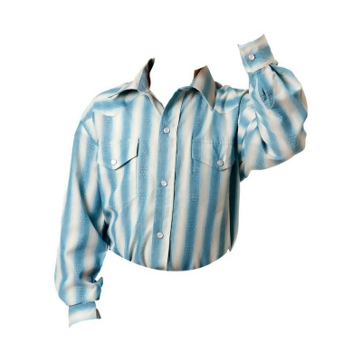 Roper Western Shirt Boys L/S Ombre Stripe Blue 01-030-0044-0250 BU 