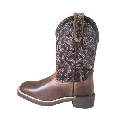 Smoky Mountain Western Boots Boys Odessa Leather Brown 3239C 