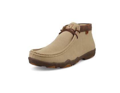 Twisted X Casual Shoes Mens Chukka UltraLite Khaki Brown MDMU001 