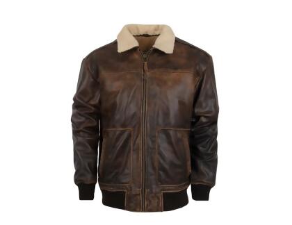 StS Ranchwear Western Jacket Boys Bomber Conceal Vintage Brown STS6536