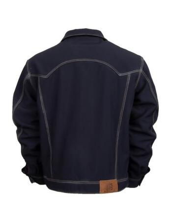 StS Ranchwear Western Jacket Boys Brumby Softshell Button Navy STS9355 alternate image
