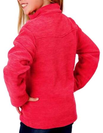 Roper Western Jacket Girls Fleece Zip Pink 03-298-0692-6145 PI alternate image