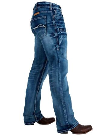 B. Tuff Western Jeans Mens Casey II Bootcut Mid Rise Med MCASII alternate image