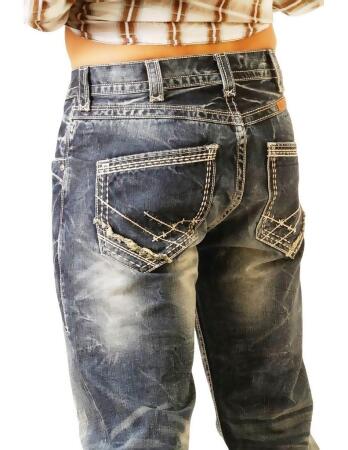 B. Tuff Western Denim Jeans Mens Torque Bootcut Rlx Dark Wash MTRQUE alternate image