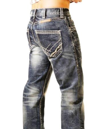 B. Tuff Western Denim Jeans Mens Torque Bootcut Rlx Dark Wash MTRQUE alternate image