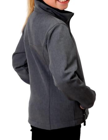 Roper Western Jacket Girls Soft Shell Zip Gray 03-298-0780-6138 GY alternate image