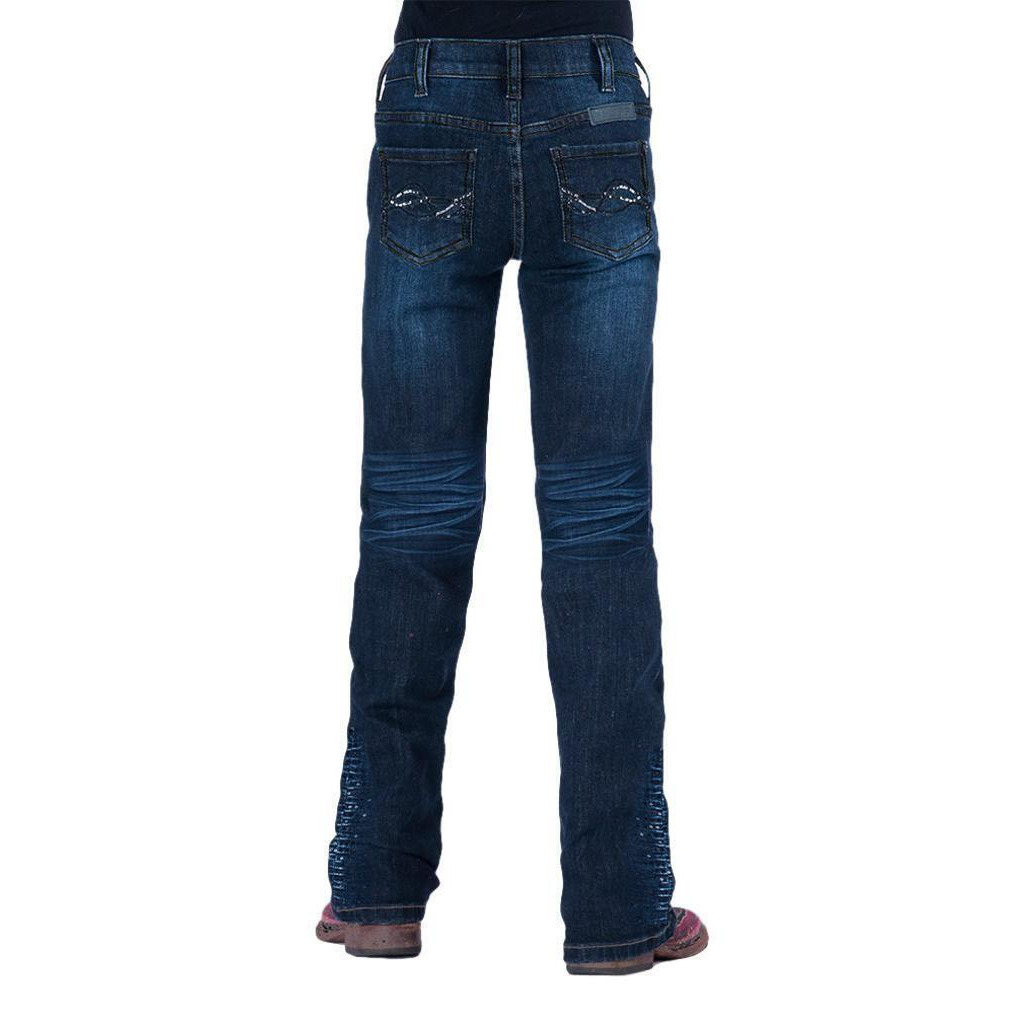 Cowgirl Tuff Western Denim Jeans Girls Shimmer Sequin Dark Wash GJSHMB alternate image
