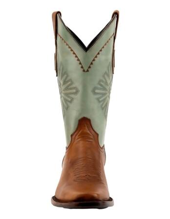 Ferrini Western Boots Mens Santa Fe Leather Square Toe Brandy 12871-55 alternate image