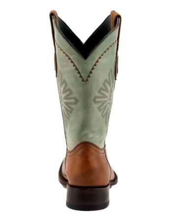 Ferrini Western Boots Mens Santa Fe Leather Square Toe Brandy 12871-55 alternate image