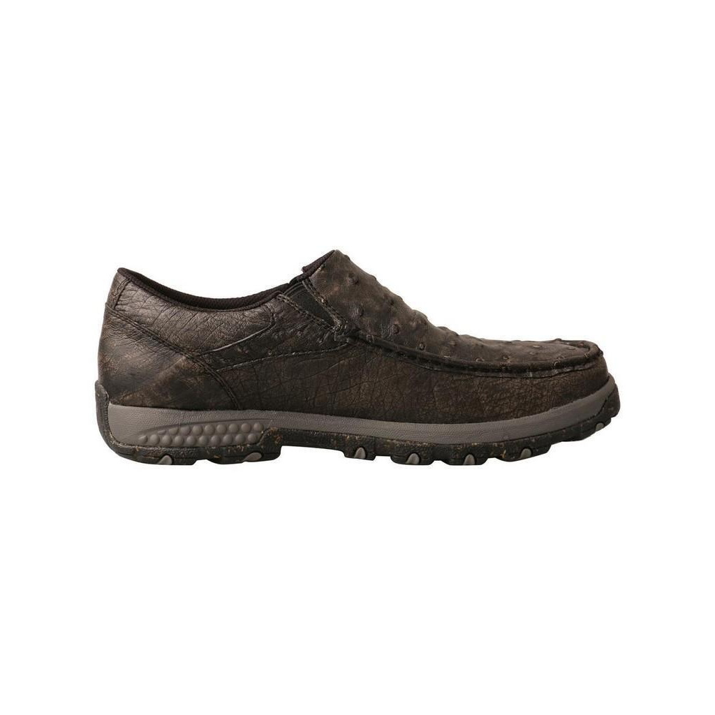 Twisted X Casual Shoes Mens Leather Ostrich Vamp Black MXC0014 alternate image