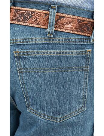 Cinch Western Denim Jeans Mens Bronze Label Slim Med Stone MB90532001 alternate image