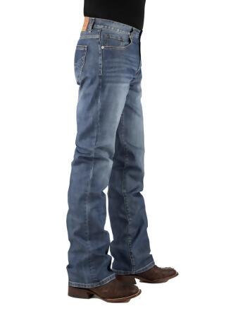 Stetson Western Jeans Mens Modern Fit Bootcut Blue 11-004-1312-4094 BU alternate image
