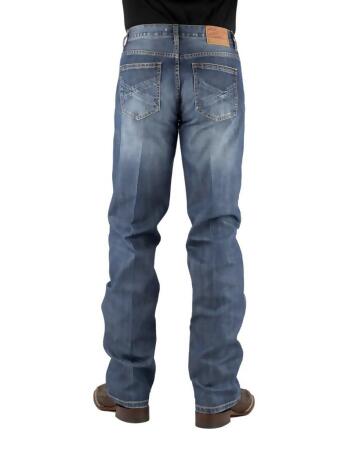 Stetson Western Jeans Mens Modern Fit Bootcut Blue 11-004-1312-4094 BU alternate image