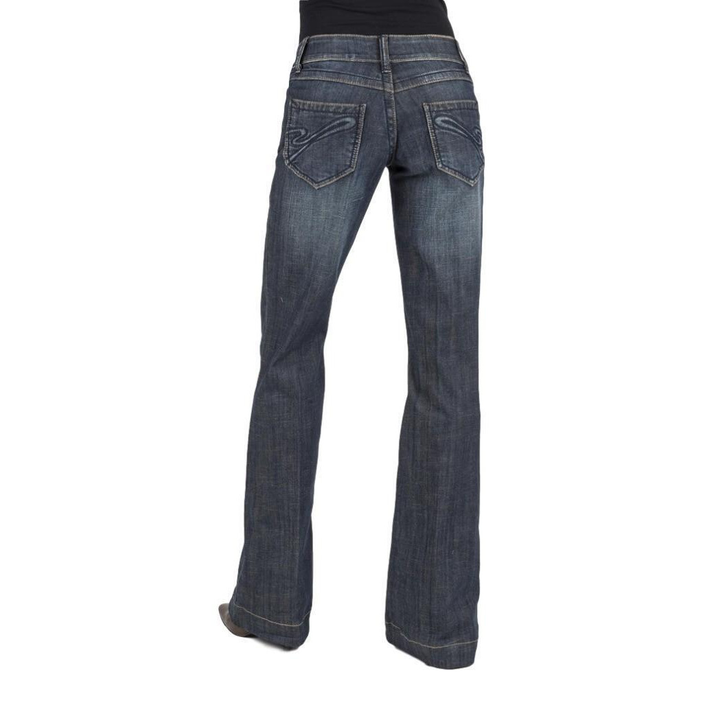 Stetson Western Jeans Womens Trouser Leg Blue 11-054-0214-0800 BU alternate image