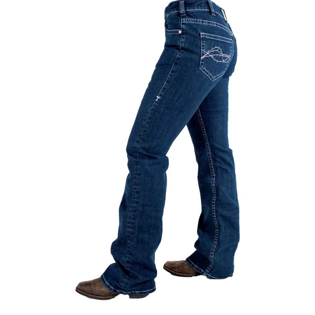 Cowgirl Tuff Western Jeans Womens Freedom Bootcut Med JFRDOM alternate image