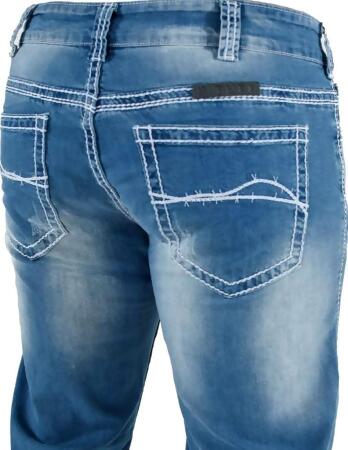 B. Tuff Western Jeans Mens Grand Slam Bootcut Light Wash MGRAND alternate image