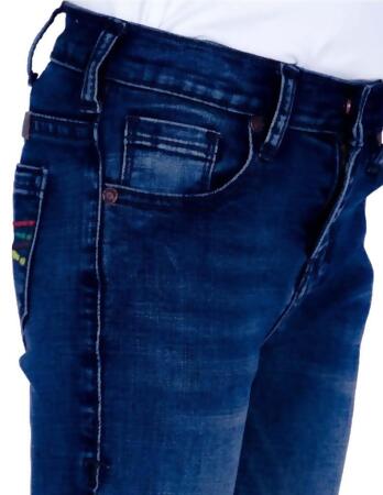 Cowgirl Tuff Western Jeans Girls Ride Fast Trouser Button Dark GJFATR alternate image