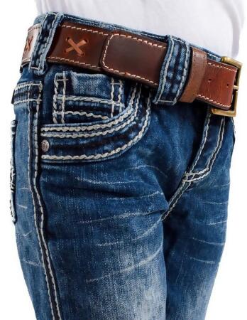 Cowgirl Tuff Western Jeans Girls Triumph Bootcut Medium Wash GJTRIU alternate image