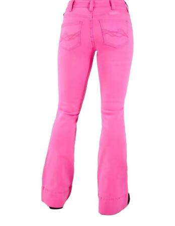 Cowgirl Tuff Western Jeans Womens Trouser 31 Reg Hot Pink JHOTPI at   Women's Jeans store