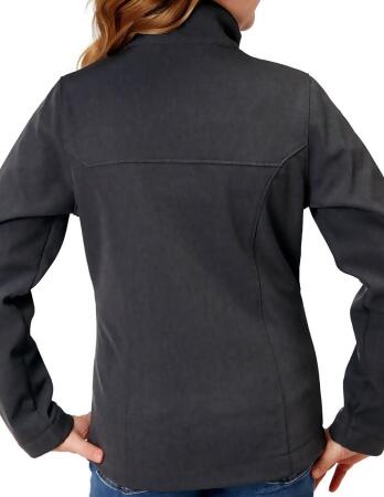 Roper Western Jacket Girls Softshell Zip Gray 03-298-0780-6144 GY alternate image