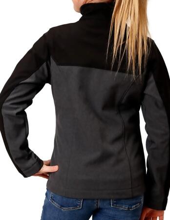 Roper Western Jacket Girls Softshell Zip Gray 03-298-0780-6163 GY alternate image