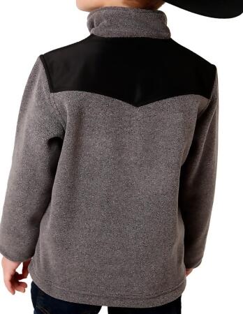 Roper Western Jacket Boys Micro Fleece Gray 03-397-0692-6151 GY alternate image