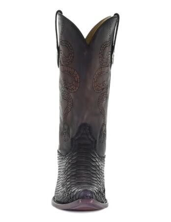 Corral Western Boots Mens Python Leather Engraved Snake Black C3552 alternate image