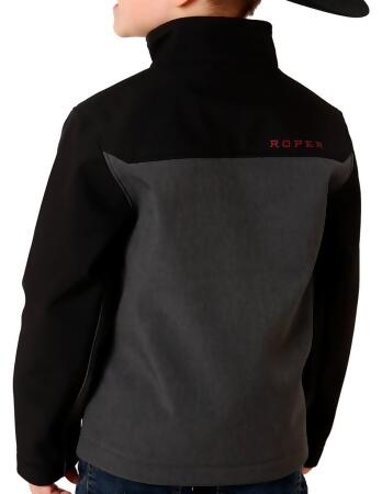 Roper Western Jacket Boys Pockets Zip Gray 03-397-0780-0619 GY alternate image