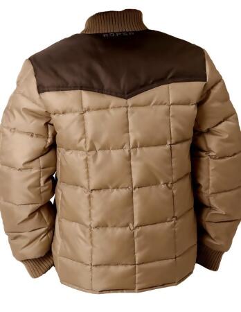 Roper Western Jacket Boys Quilted Zip Khaki 03-397-0761-0535 BR alternate image