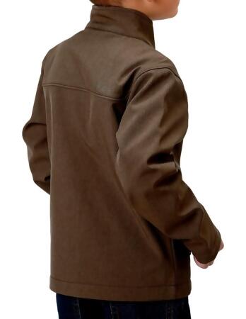 Roper Western Jacket Boys Yokes Softshell Brown 03-397-0780-0617 BR alternate image