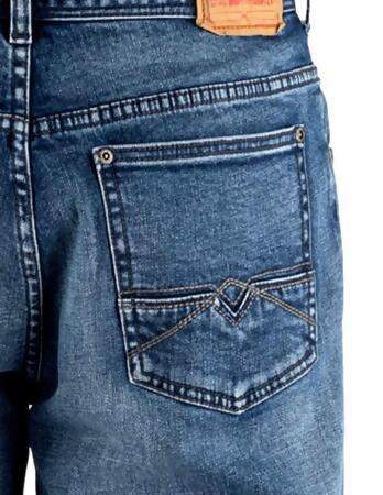 Stetson Western Jeans Mens Stretch Bootcut Light 11-004-1521-2001 BU alternate image