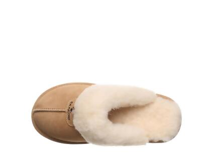 Bearpaw Casual Slipper Women Loki Scuffs Sheepskin Collar Durable 671W alternate image