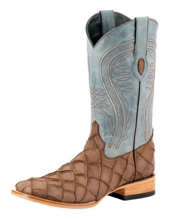 Buy Ferrini Ps Genuine Leather Lizard Skin Brown Boots Cowboy Mens Size 10D  Online in India - Etsy