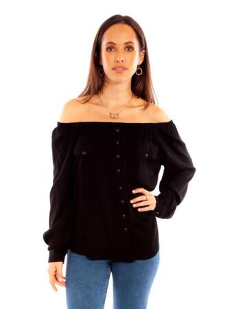 Over the shoulder online blouse