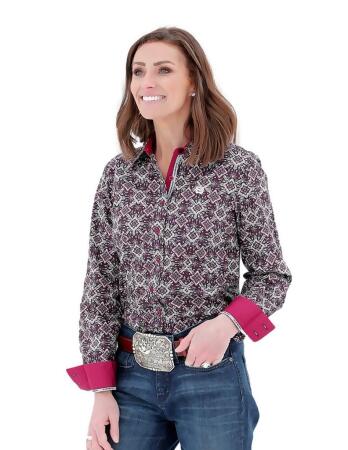 Cinch Women's Long Sleeve Button Down Western Shirt MSW9165042