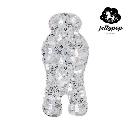 韓國jellyseat獨家冰珠專利長效酷涼感推車座墊 - 牛奶跳跳兔 