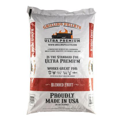 Grilling Pellets Fruit Blend Ultra Premium Fruity And Smokey Flavor 20lb Bag 
