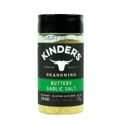 Kinder's Buttery Garlic Salt Seasoning With 2 Types Of Garlic 6 Ounce Bottle