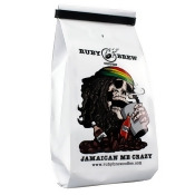 8 oz Bag Medium Roast Flavored Ground Coffee Jamaican Me Crazy Vanilla Rum